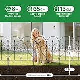 Zoom IMG-1 recinzione decorativa da giardino thealyn Zoom IMG-1 recinzione decorativa da giardino thealyn