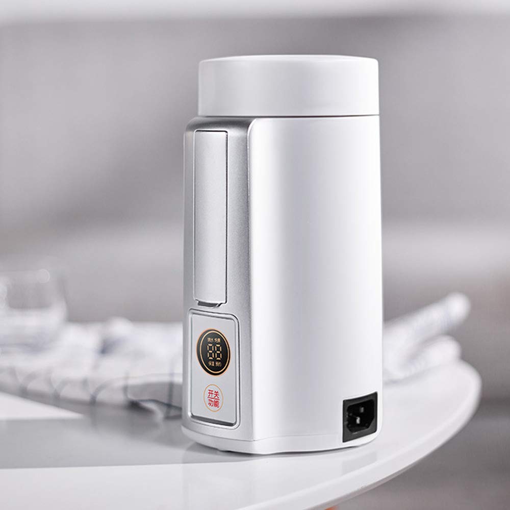 Portable Electric Kettle 110V 600W Travel Water Boiler Tea Heater 304 Stainless Steel 600ML Mini Electric Kettle Fast Boil Automatic Power Off