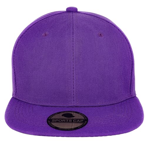Image of Gelante Plain Blank Flat Brim Adjustable Snapback Baseball Caps Wholesale LOT 12 Pack