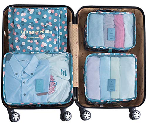 Mossio 7 Set Packing Cubes with Shoe Bag - Travel Carry On Luggage Organizer - Image 4