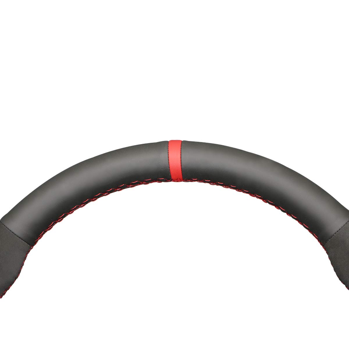 MEWANT Funda de volante de cuero para Hyundai Santa Fe 2019 / Santa Fe funda de volante