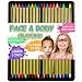 72 Pack 36 Color Face and Body Paint Crayon 3", Safe Non-Toxic Painting Crayons Stick for Party Favors, Halloween, Birthday, Easter, School Carnival Makeup Marker Gift Set for Child Kid Boy and Girl
