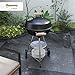 Outsunny Portable Round Kettle Charcoal Grill BBQ Smoker with Lid Outdoor Heat Control Party Patio Barbecue Garden