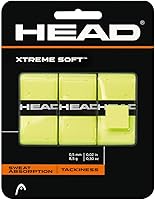 HEAD Xtreme Soft Tennis Racquet Overgrip Grip Tape 3 Pack White - Tacky, Moisture-Absorbing for Ultimate Control