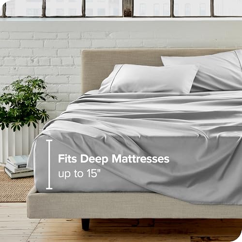 Bare Home C3-358I Queen Sheet Set - Luxury 1800 Ultra-Soft Microfiber Queen Bed Sheets - Double Brushed - Deep Pockets - Easy Fit - 4 Piece Set - Bedding Sheets & Pillowcases thumb #3