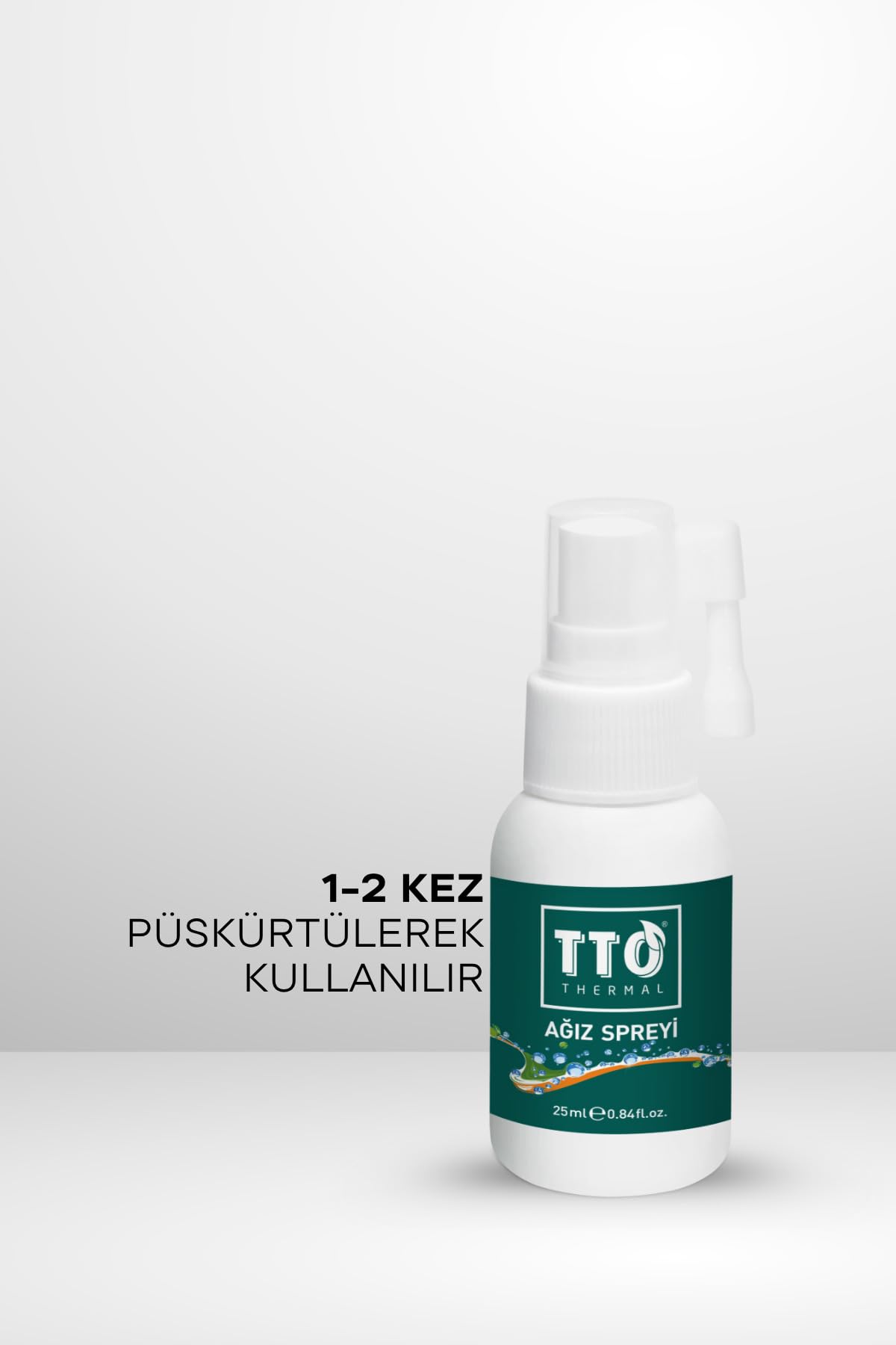 TTO Ağız (Oral) Sprey 25 Ml Ağız Kokusu, Yarası ve Boğaz Yanmasında (Çay Ağaci Yaği/Tea Tree Oil)
