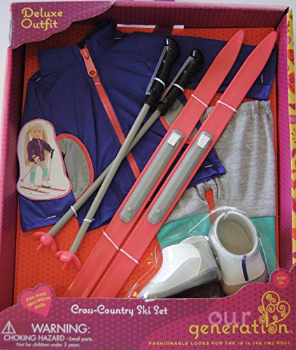Our Generation Cross-Country Ski Set Deluxe Outfit