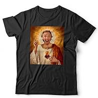 Funny Rik Mayall as Jesus design for fans of British comedy and cult classics Soft, breathable unisex t-shirt—ideal for pub nights, comedy gigs, or lounging like Richie Perfect gift for fans of The Young Ones, Bottom, and Drop Dead Fred Nostalgic tri...