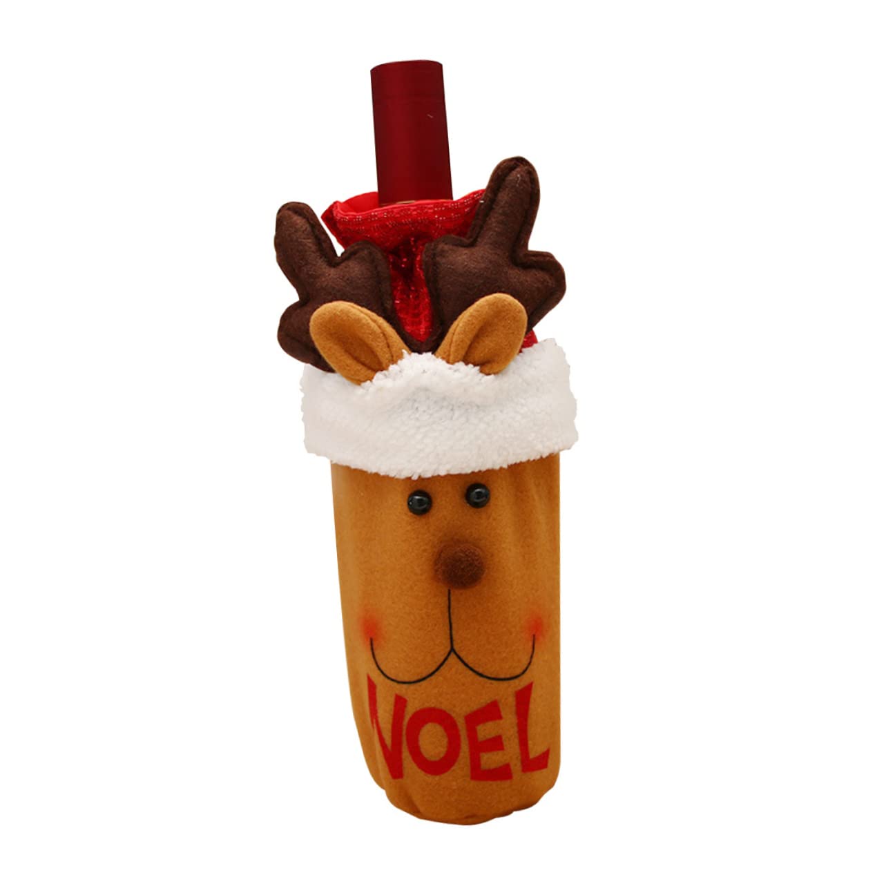MAGICLULU 9 Uds Bolsa para Botella con Tapa De Botella Cubierta De Tela Decorativa con Cordón para Personas Mayores