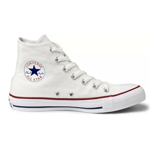 Tênis Converse All Star Chuck Taylor Cano Médio Branco