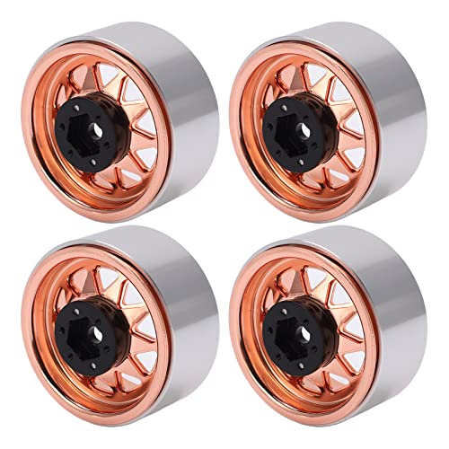 Jantes RC 1,9 Pouce Dilwe Or : Sublimez Votre Crawler en Sortie Outdoor Axial SCX10