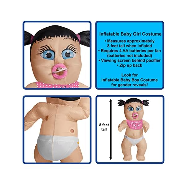 Daddy's girl baby inflatable adult costume - image 5