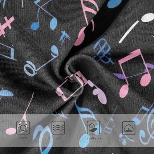 Colorful Musical Notes Cotton Toddler Underwear, Kids Underwear Girls, 2T–8 Years3