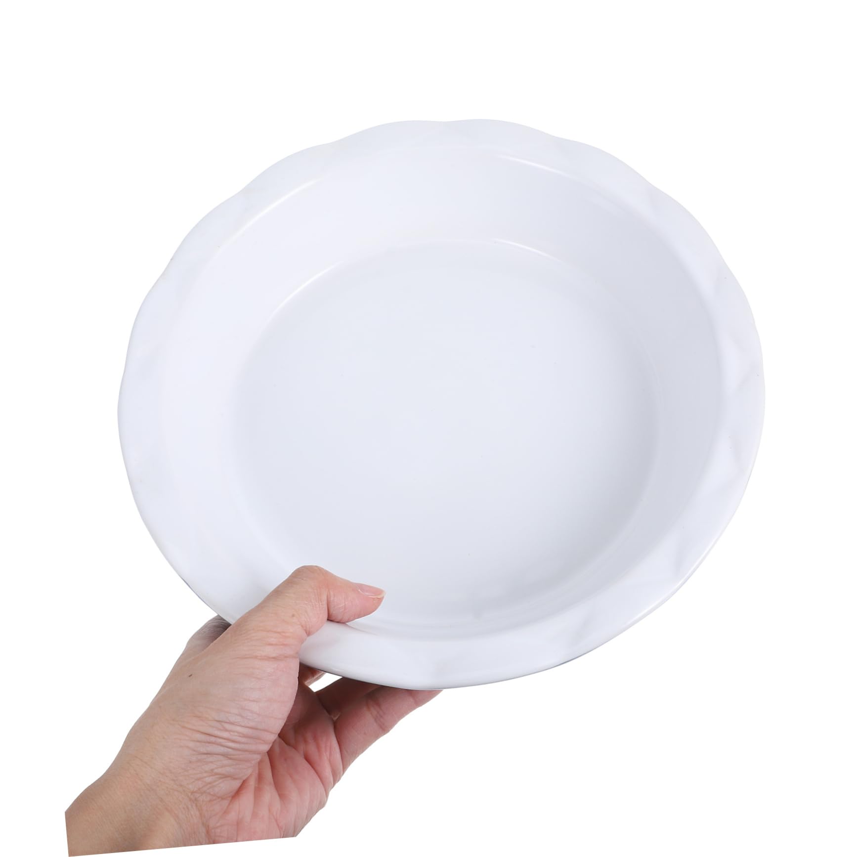 Mobestech Plat à Tarte Four en Céramique Rond 1 Pc, Cuisson Uniforme
