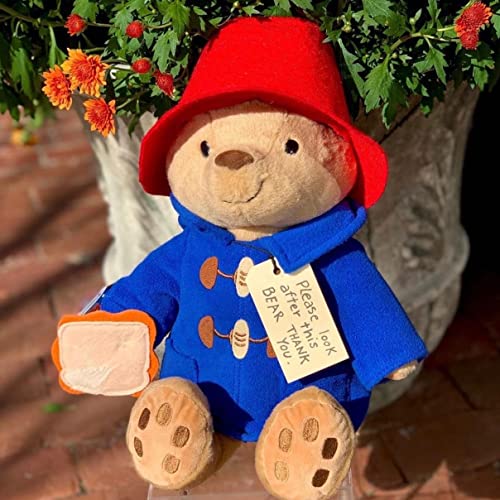 Yottoy Paddington Bear Collection/Classic Seated Paddington Bear Soft Stuffed Plush Toy- 12" H #TOP3