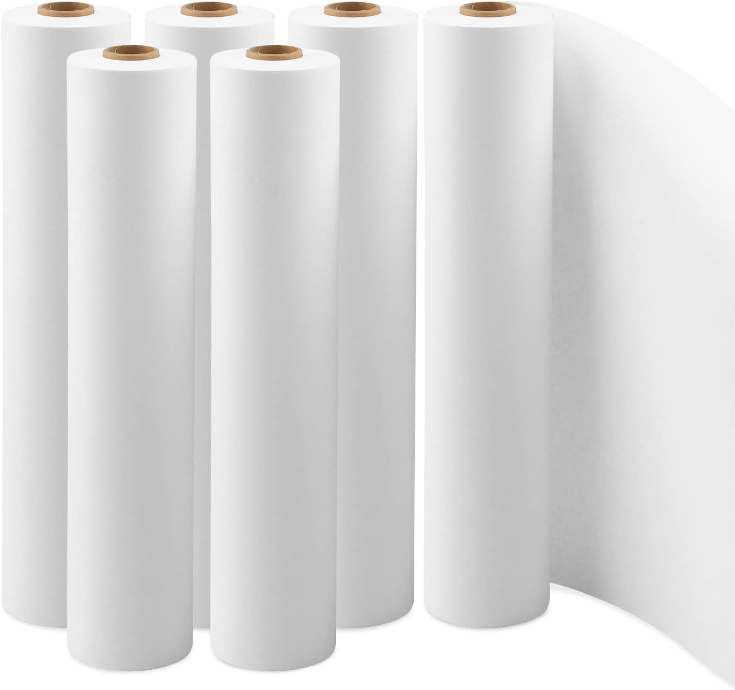 Easel Paper Roll - 6 Roll Replacement for Kid's Art Easel, Paints, Wall Art, Bulletin Board, Gift Wrapping and Crafts (12 Inch x 82 Feet)