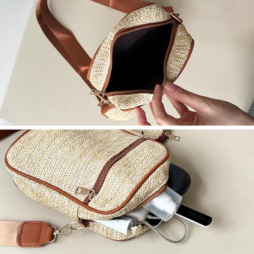 Small Straw Crossbody Bags for Women 2025, Cross Body Small Purses Straw Beach Bags4