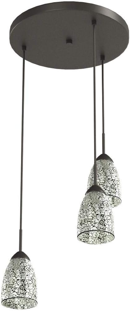 🛒 Flаѕh Sаlе Woodbridge Lighting 13224MEB-M20CLR Venezia 3-Light Multi-Light Pendant, Metallic Bronze Bеѕt Quаlіtу 🔥 Woodbridge Lighting 13224MEB-M20CLR Venezia 3-Light Multi-Light Pendant, Metallic Bronze