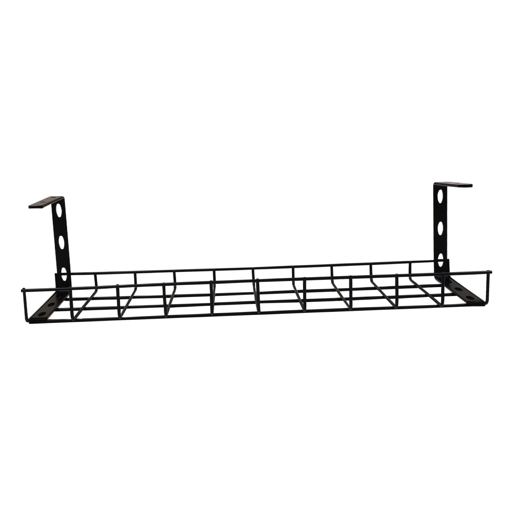 LABRIMP 1 pièce Organisateur de Câbles sous Bureau Support de Rangement Fer pour Câbles et Multiprises Accessoire Durable et Pratique pour Espace de Travail Rangé