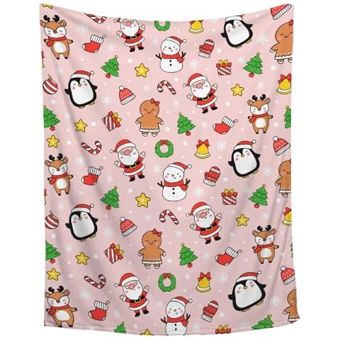Tukiv Christmas Blanket for All Cover