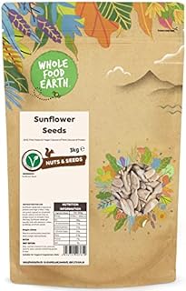 Wholefood Earth Sunflower Seeds - GMO Free - Vegan - Dairy Free - No Added Sugar, 3 kg, Packaging may vary