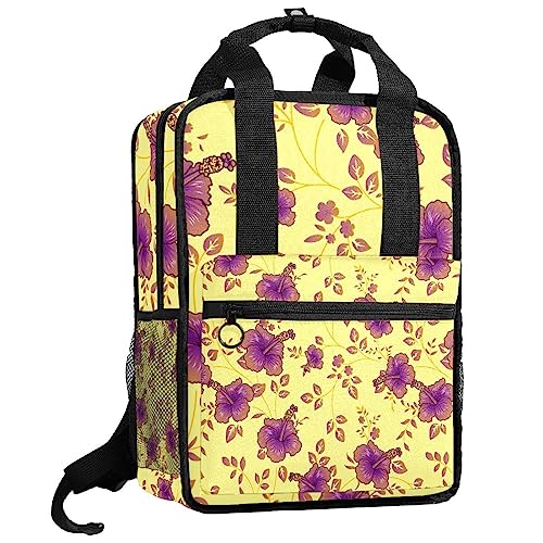 Sac à dos pour garçons jaune multicolore avec bretelles réglables