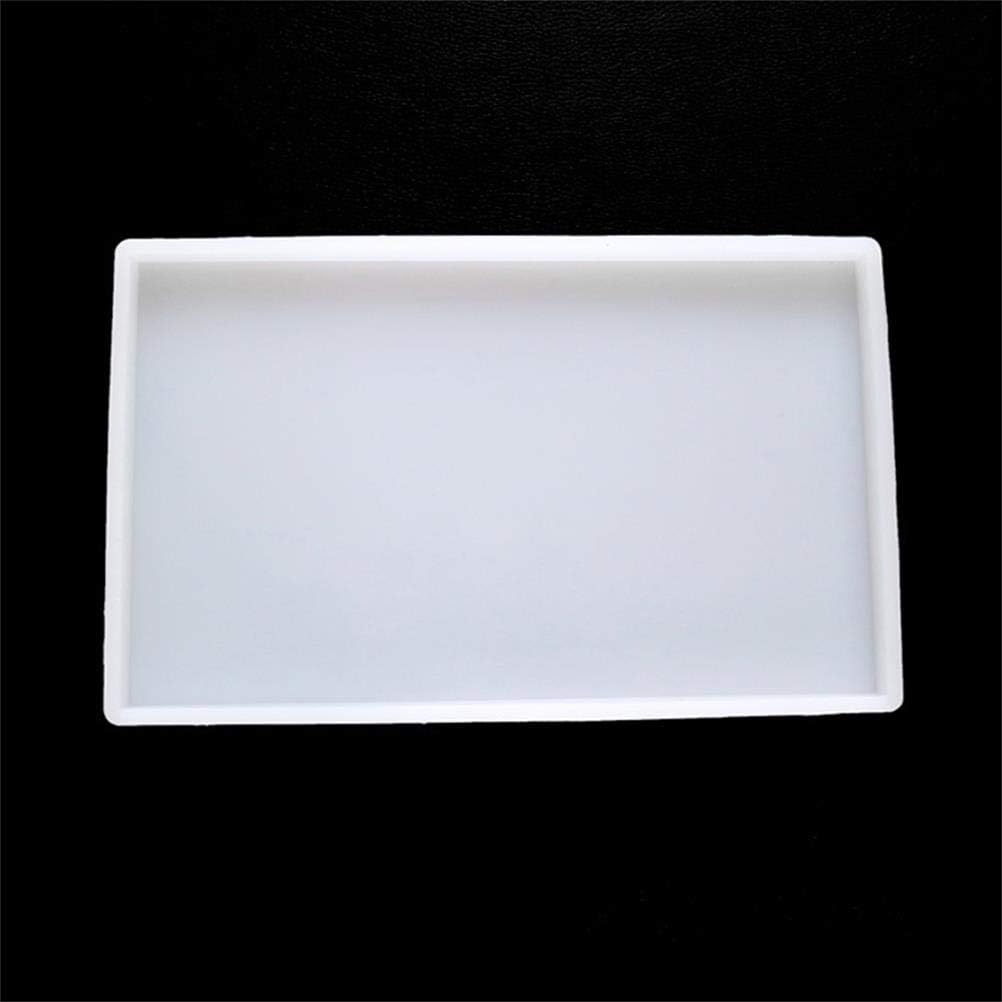 Large Rectangle Resin Molds,Coaster Resin Tray Silicone Mold for DIY Making Geode Coaster,Rack Trays,Cup Mats,Home Decoration Craft