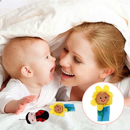 TOYANDONA 5 Pcs Fingpets de Dedo de Animais Fantoches de Mão de Abelha Brinquedos de Pelúcia Família