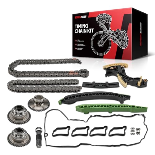 Torchbeam Engine Timing Chain Kit Compatible with Mercedes-Benz C250 2012-2014, SLK250 2012-2014, C230 2002, OE# 2710503347, 2710501400, 2710502547