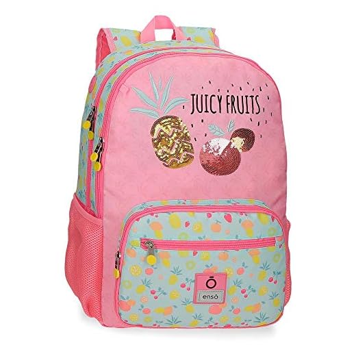 Enso Juicy Fruits Mochila Doble Compartimento Adaptable a Carro Multicolor 32x44x13 cms Poliéster 23.94L