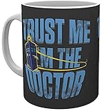 m&m tasse orange hochwertiges Produkt Doctor Who Trust Me I\'m The Doctor Tasse Standard