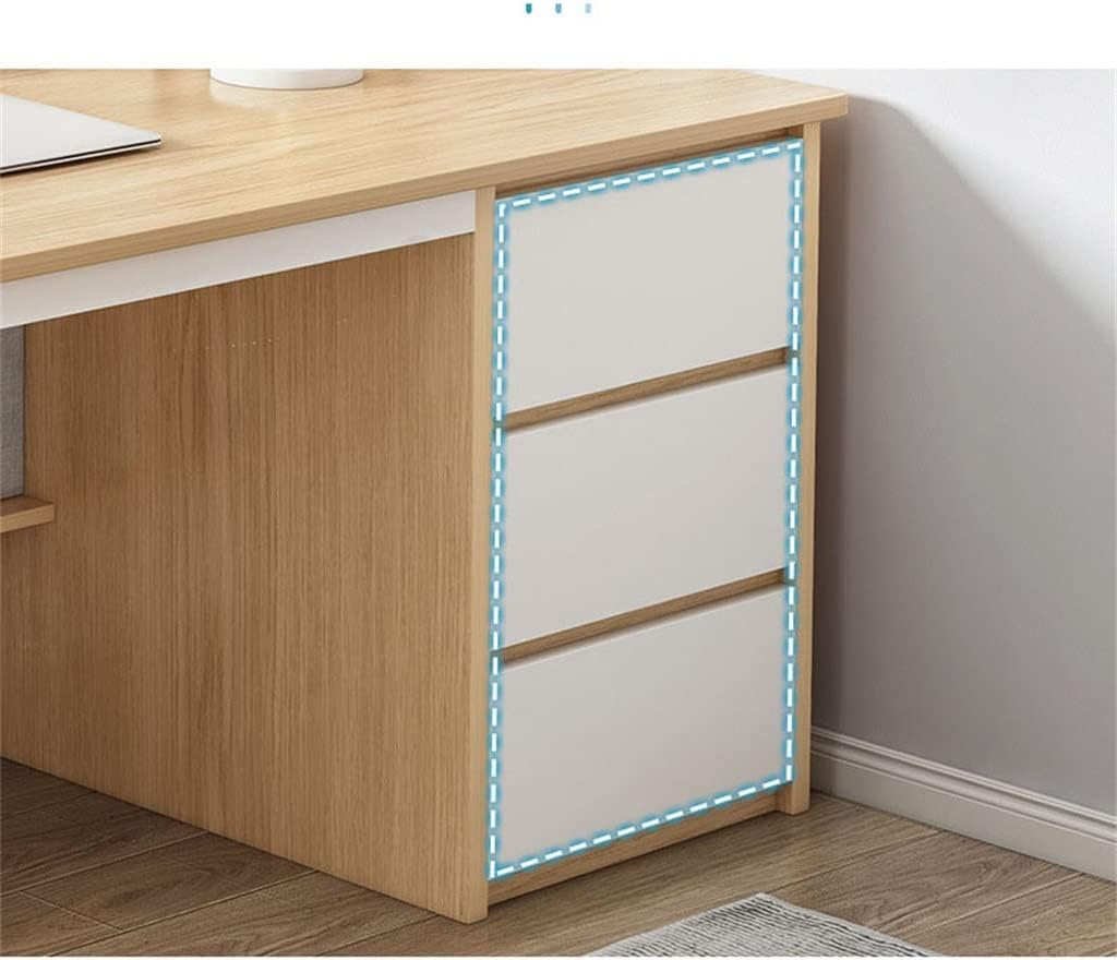 H型パソコンデスク 収納ラック2個付き オフィスデスク ラクラクに