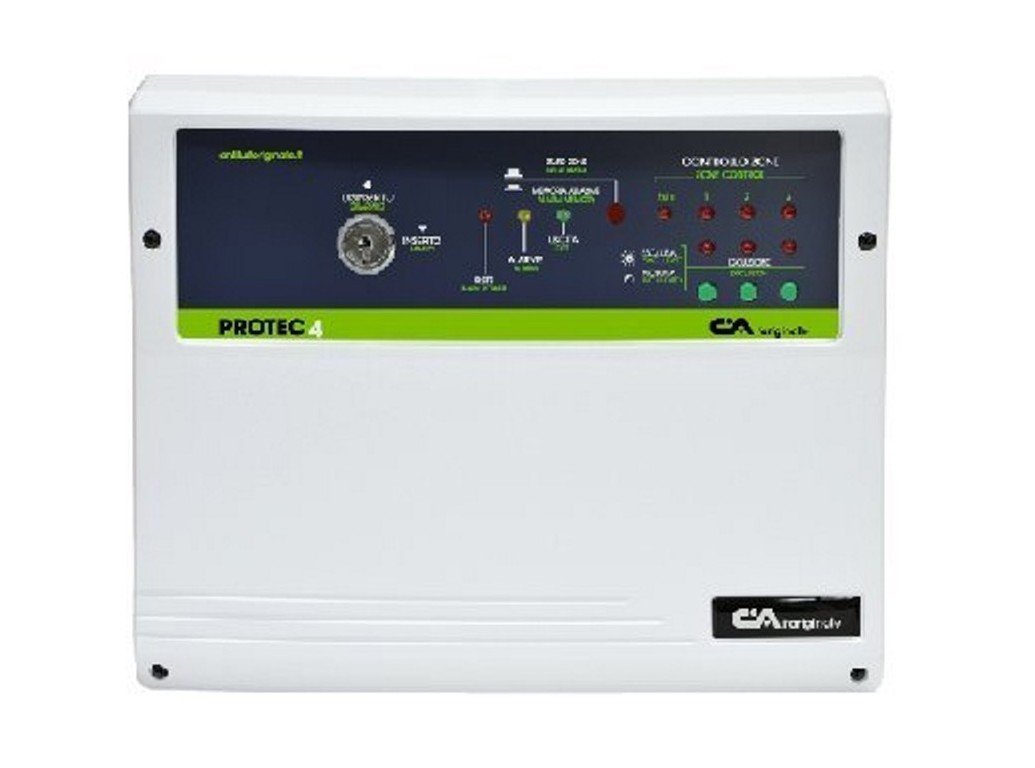 Hiltron Kit Centrale d'allarme KProtec4 3 zone +1 H24 antifurto + 1 Sirena da esterno + 2 Rivelatori a infrarossi DG12 + 3 Inseritori a chiave