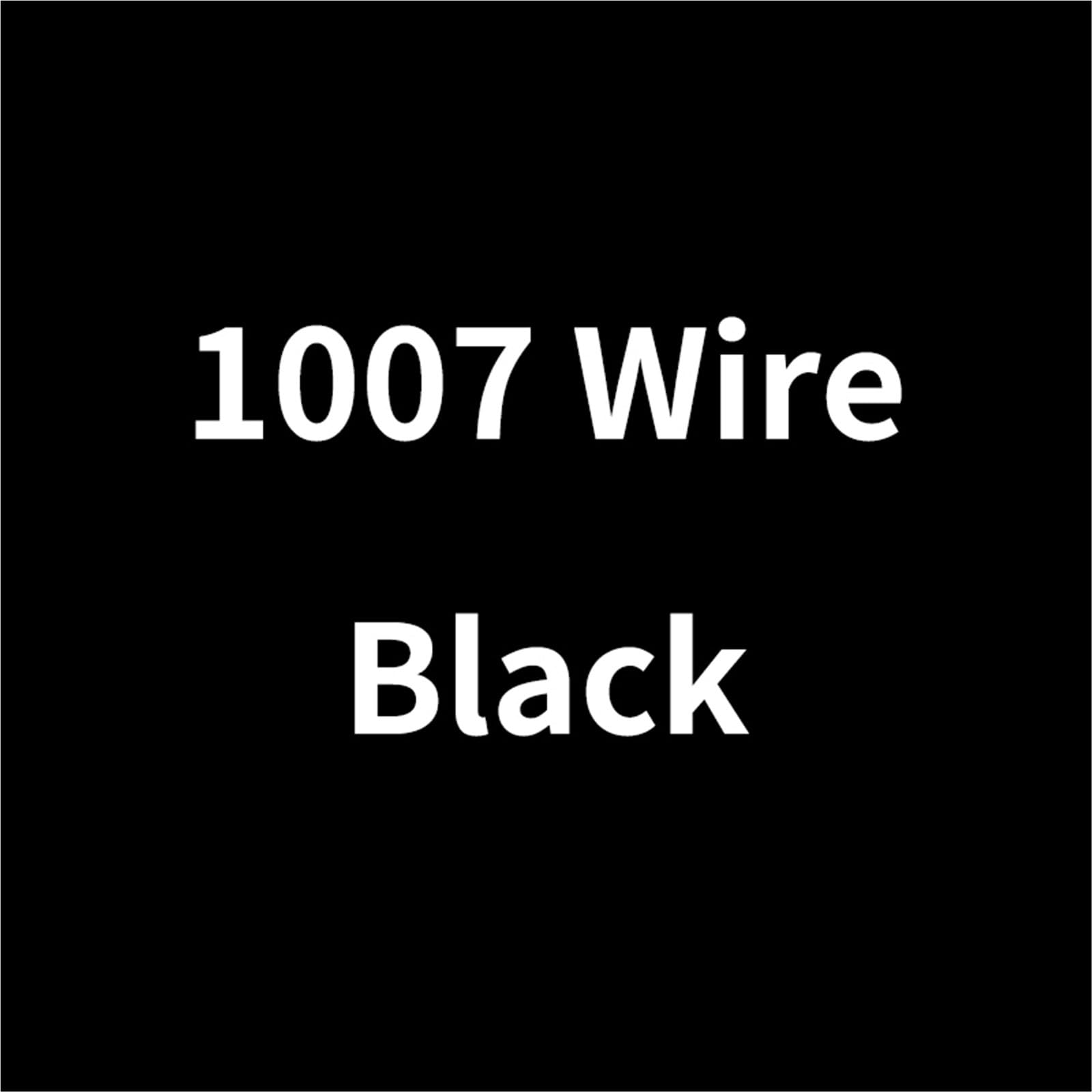 Cable electrónico de PVC 2M-100M UL1007 26/28/30 AWG; Cable de Cobre estañado Rojo Negro for cableado LED y Bricolaje(Black,100M,28AWG)