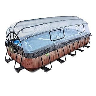 EXIT TOYS piscine rectangulaire 540 x 250 avec dôme
