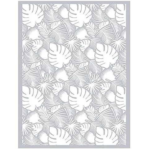 Polymer paste stencil 11,4 x 15,3 cm - Tropical foliage Cover