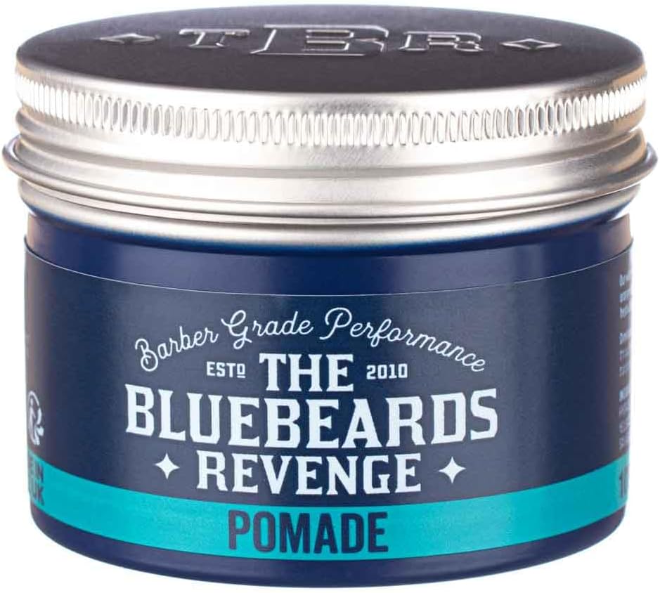 The Bluebeards Revenge Pomade for Men. Medium Hold, High Shine Hair Styling Pomade. Adds Texture, Control & Definition. 100ml