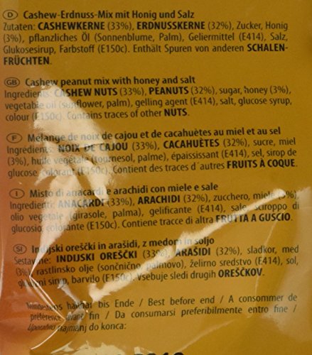 ültje Cashews & Erdnüsse, Honig und Salz (1 x 200 g) (Packung mit 4)