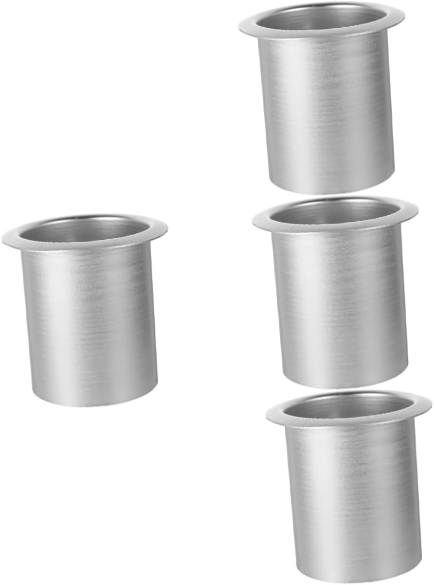 4pcs Sofa Cup Holder Metal Recessed Drink Holder for Home Theater and Car Design Easy Installation Compact and Lightweight
