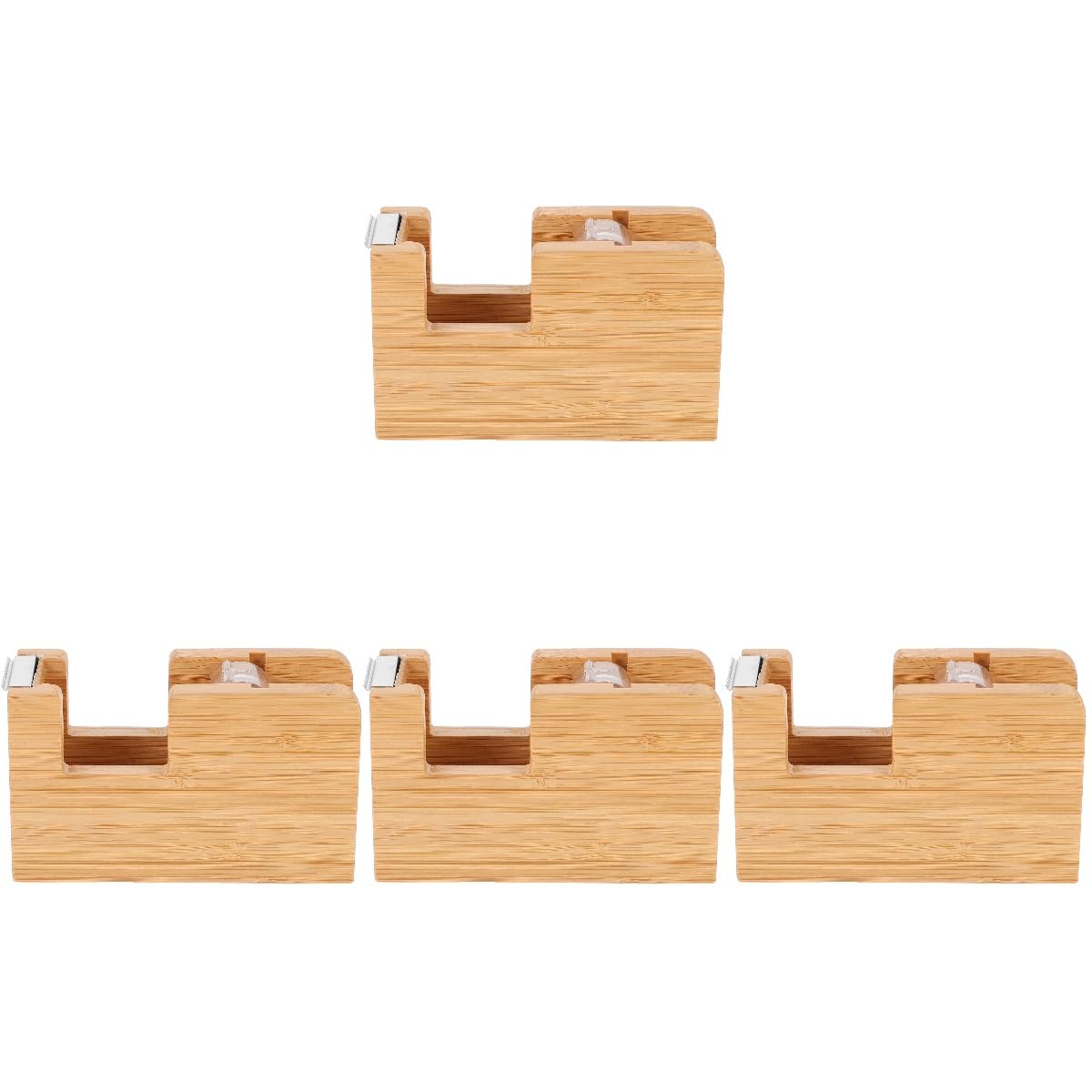 HOMSFOU 4 Stück Klebebandhalter Klebebandspender Lustiger Büro Desktop Klebebandspender Beweglicher Klebebandspender Schreibtisch Kleine Etiketten Aufkleber Abziehspender Washi
