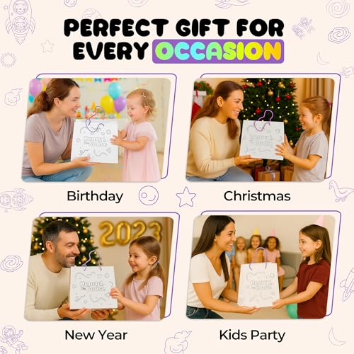 Coloring Pajamas for Kids Made with Original Cotton | Kids Pajamas Girls & Boys with 12 Non Toxic Markers to Personalize their Sleepwear with Unique Designs | Ideal Gift for Girls & Boys (2 Year)4