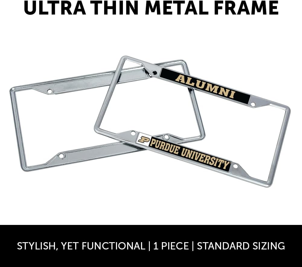 Desert Cactus Purdue University Car Accessories Boilermakers Metal License Plate Frame and Tag Holder for Front or Rear of Car (Alumni) - Image 2