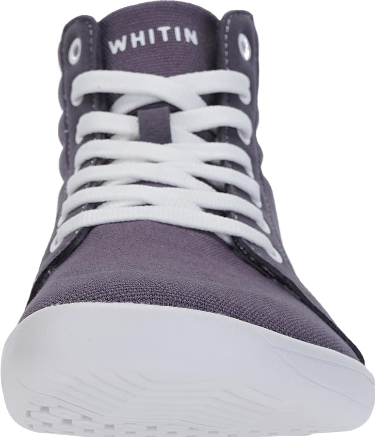 Image of WHITIN Men's Wide Hi-Top Minimalist Barefoot Shoes with Ankle Support W823 | Natural Toe Freedom, Zero Drop Sole, Lightweight Comfort for Casual Everyday Walking