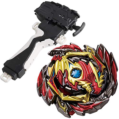 Buywin Bey Battle Evolution Blade Turbo God Bay B-145 DX Booster Benome Diabolos.Vn.Bl Gyro Starter Set String Launcher Grip Kit Batting Top Games Accessories Bey Burst Gaming Tops Spinning Toys