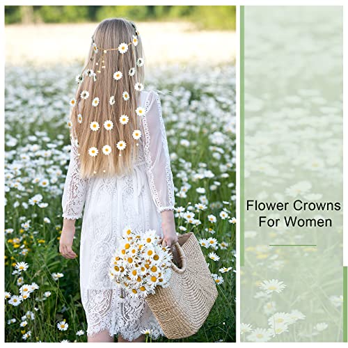 Awaytr Sunflower Headband Women Hippie Headwear Bohomia Feather Rope Crown Headdres For Girls (Sunflower) #TOP5