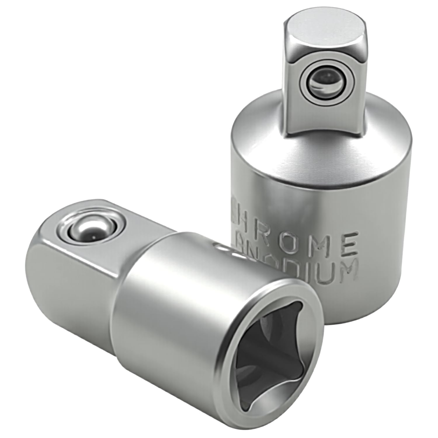 ZKTOOL 7 szt. zestaw nasadek udarowych 3/8 cala, 8 mm, 10 mm, 12 mm, 13 mm, 14 mm, gniazdo sześciokątne, bardzo długie, głębokie 120 mm, z adapterami 1/5.1 cm i 3/20.3 cm