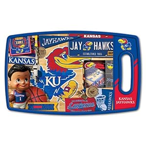YouTheFan NCAA Kansas Jayhawks Retro Series Cutting Board