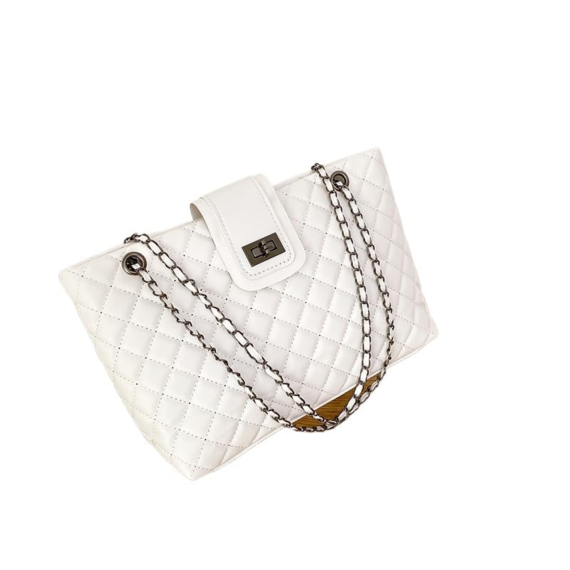 Women's 2025 Autumn and Winter Casual Rhombus Embroidered Thread Chain Bag Women's Shoulder Oblique Span Bag