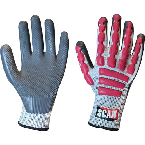 Gants anti-impact latex taille 11 XXL haute protection contre les coupures Scan