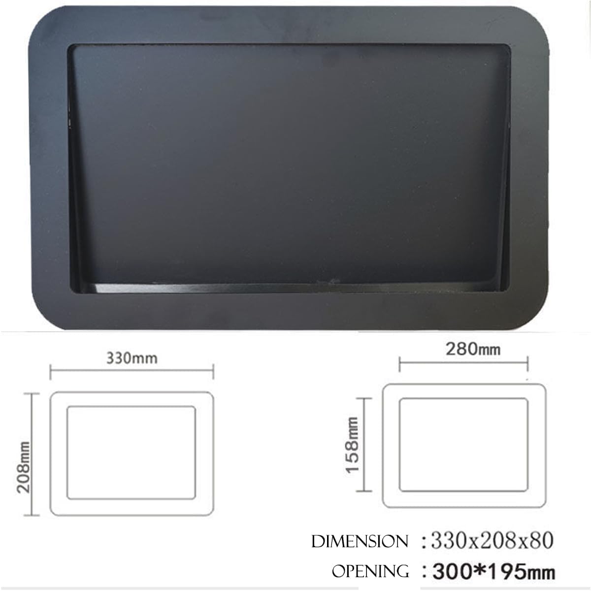 Tapa cuadrada para cubo de basura, cubierta de cubo de basura con apertura lateral incorporada, gabinetes de cocina, cubo de basura de 180 grados con tapa abatible para cocina, puerta de gab